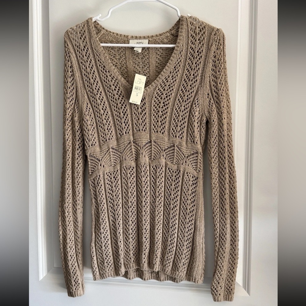 Ann Taylor Women's Tan Sweater